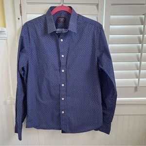 Untuckit Blue Red & White Floral Print Ruyilly Button Up Shirt Men’s Medium